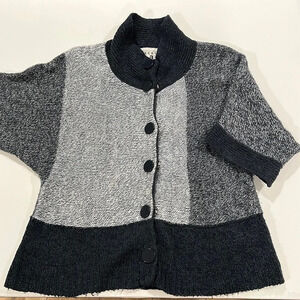 Keren hart- m, 3/4 length sleeve, navy/blue